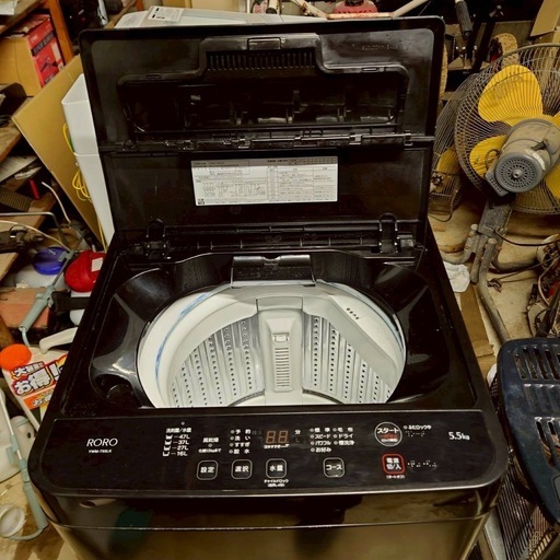 【良品】ヤマダ電機 5.5kg 洗濯機 風乾燥 2024年製 引取りのみ