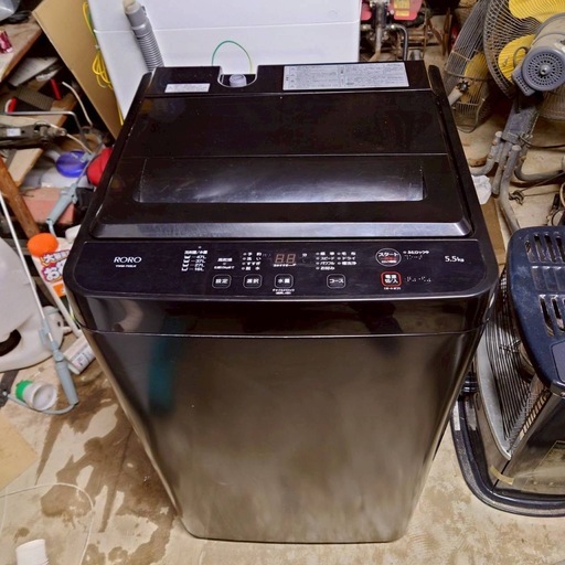 【良品】ヤマダ電機 5.5kg 洗濯機 風乾燥 2024年製 引取りのみ
