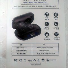 ワイヤレスイヤホン（TWS-H66）の画像