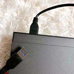 CD DVD 外付け　ディスクドライブの画像