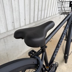 自転車　クロスバイク　27インチ　6段変速、ライト、ベル良好の画像