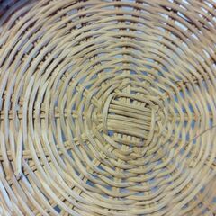 かご 小物入れ 丸いかご 取っ手付き カゴ バスケット 籠 /HJ-0575 2Fの画像