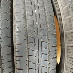 配達可能 12インチ　軽貨物用タイヤ　2本　ダンロップ　エナセーブ　バン０１ 145R12の画像