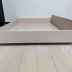 ニトリ　ベッド用別売り引出し 収納 木製 ②の画像