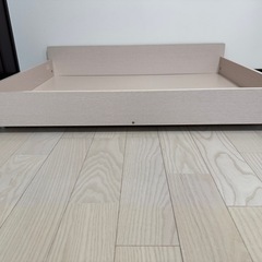 ニトリ　ベッド用別売り引出し 収納 木製 ②の画像