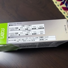 Lazos Bluetoothイヤホン L-TWS-W ホワイト 独立型 ワイヤレス 完全ワイヤレス 新品同様 の画像