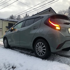 アクア　アルミホイール&スタッドレス　185/65R15の画像