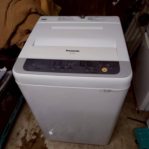 【良品】パナソニック 5kg 洗濯機 風乾燥 2017年製 引取りのみ