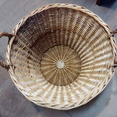 特大 バスケット 取っ手付き かご カゴ 籠 大きめ /HJ-0576 2Fの画像