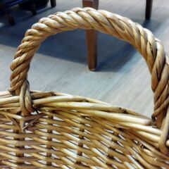 特大 バスケット 取っ手付き かご カゴ 籠 大きめ /HJ-0576 2Fの画像