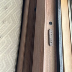 コンセント照明収納付きダブルベッドフレーム　　の画像