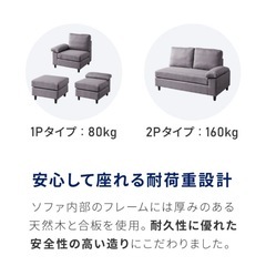 L字　ソファ　新品の画像