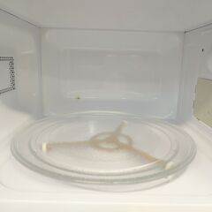 3か月間保証☆配送有り！5500円(税込）ハイアール 電子レンジ ターンテーブル 2024年製 ホワイトの画像