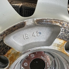 15インチスタッドレス アルミホイール付き4本セットの画像