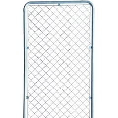 格子フェンス×2の画像