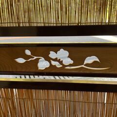 【リユースショップスパークル】衝立　No.155　和風　簾屏風　パーティション　2連　昭和レトロ　仕切り　配送可能♪の画像