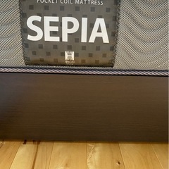 セミダブルベッド　マットレスの画像