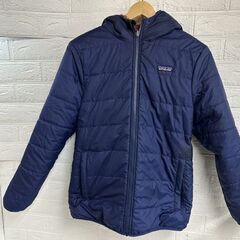 パタゴニア 68095 キッズ リバーシブル レディ フレディ フーディ サウンドブルー XL patagonia 古着 現状品 札幌市 白石店 の画像