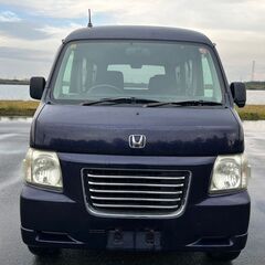 個人分割可❗️　ローン審査無し❗️　バモスホビオ　Mパッケージ　H22　9万km　スライドドア　社外オーディオ　社外アルミ　黒ナンバー可　即納できます🙌の画像