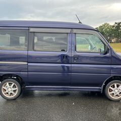 個人分割可❗️　ローン審査無し❗️　バモスホビオ　Mパッケージ　H22　9万km　スライドドア　社外オーディオ　社外アルミ　黒ナンバー可　即納できます🙌の画像