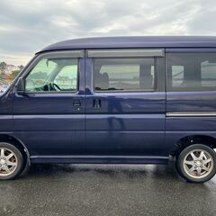 個人分割可❗️　ローン審査無し❗️　バモスホビオ　Mパッケージ　H22　9万km　スライドドア　社外オーディオ　社外アルミ　黒ナンバー可　即納できます🙌の画像