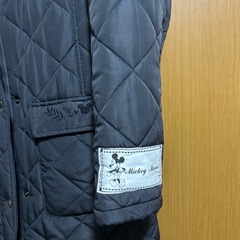 ディズニー　ロング　キルティング　コートの画像