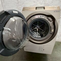 【Panasonic】 パナソニック ドラム式電気洗濯乾燥機 NA-FVX900AL 動作確認済み 2020年製 11kg 洗濯機 生活家電 A0918の画像