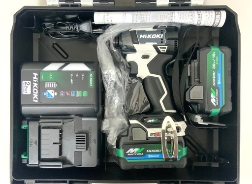 【最新型】HiKOKI ハイコーキ■WH36DD 2XHSZ(FW) 36Vコードレスインパクトドライバ■特別限定色フロスティホワイト■フルセット