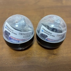 【未開封】鉄道車両用 連結器 ガチャ 密着式連結器(灰)2個セット カプセル付きの画像