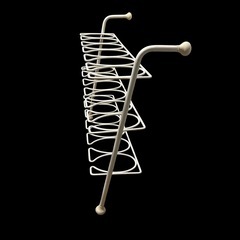 シューズラック 下駄箱 アンティークの画像