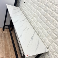 カウンターチェア2脚　大理石風　テーブル２点セット‼️の画像