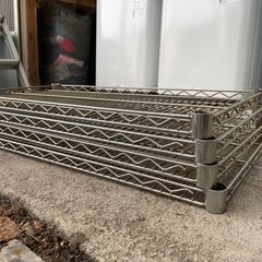 スチールラック 4段 91-46-150 ※スリーブありません。の画像