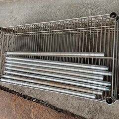 スチールラック 4段 91-46-150 ※スリーブありません。の画像