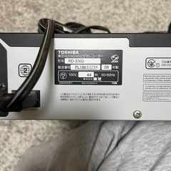 東芝DVDビデオレコーダー　の画像