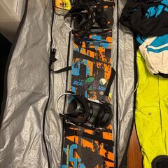 スノーボード 7点セット（LIB TECH SKATE BANANAを含むすぐに滑れるフルセット）の画像