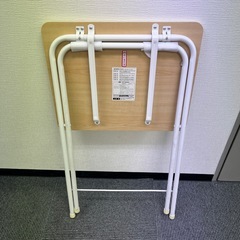 【取りに来てくださる方のみ】YAMAZEN 折りたたみ ミニテーブル 500×480×700 ②の画像