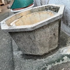 (お引き取り様決定)コンクリート鉢の画像