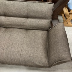 2人掛けソファー　ブラウン【トレファク堺福田店】の画像