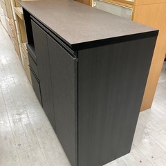 ニトリ　キッチンカウンター　2枚扉　2段引き出し　【トレファク堺福田店】の画像