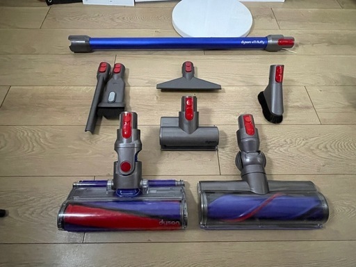ダイソン⑫SV14 V11absolute仕様　２タイプヘッド 新品ストレートパイプ　専用スタンド付　補強トリガー装着　フルパーツ