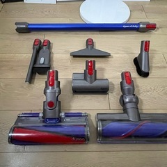 ダイソン⑫SV14 V11absolute仕様　２タイプヘッド 新品ストレートパイプ　専用スタンド付　補強トリガー装着　フルパーツの画像