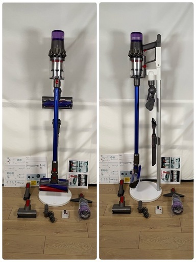 ダイソン⑫SV14 V11absolute仕様　２タイプヘッド 新品ストレートパイプ　専用スタンド付　補強トリガー装着　フルパーツ
