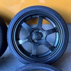 RAYS TE37  sonic 16インチ鍛造　
タイヤセット　軽自動車用の画像