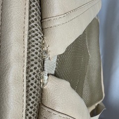 【無料】アネロ 合皮口金リュックサック バッグパック べ－ジュ 大容量の画像