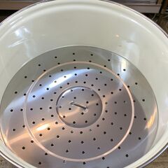 ホーロー鍋 両手鍋 落し蓋・蓋つきの画像