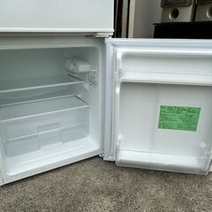 【動作保証あり】U-ING ユーイング 2018年 UR-D90J(W) 90L 2ドア 直冷式 冷凍冷蔵庫【管理KRR798】の画像