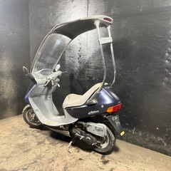 ★支払総額3.3万円★買取強化中！ まずはカンタン無料査定まで♪ ホンダ キャビーナ50 紺 AF33 ２ストのためオイル注ぎ足すだけ！ ワイパーウォッシャーOK！ メットイン大きい！車格大きい50cc！ 屋根付き原付！の画像
