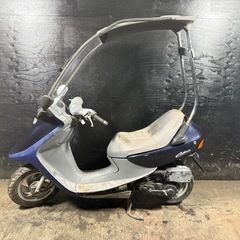★支払総額3.3万円★買取強化中！ まずはカンタン無料査定まで♪ ホンダ キャビーナ50 紺 AF33 ２ストのためオイル注ぎ足すだけ！ ワイパーウォッシャーOK！ メットイン大きい！車格大きい50cc！ 屋根付き原付！の画像