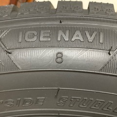 スタッドレスタイヤ+ホイールx4 175/65/R15  2022年製 グッドイヤー  アイスナビ8　ナット付の画像