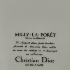新品 Christian Dior …MILLY LA FORET 特大プレートの画像